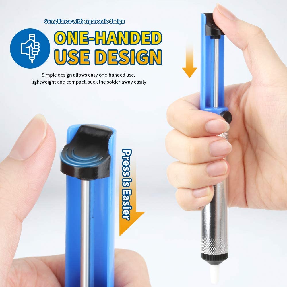ปั๊มดูดตะกั่วอะลูมิเนียมอัลลอย - Desoldering Pump Solder บทวิจารณ์และราคา
