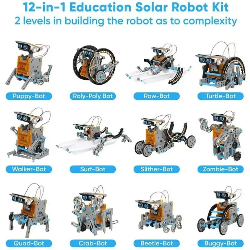 13 in 1 พลังงานแสงอาทิตย์หุ่นย - Diy Electronics Parts บทวิจารณ์และราคา