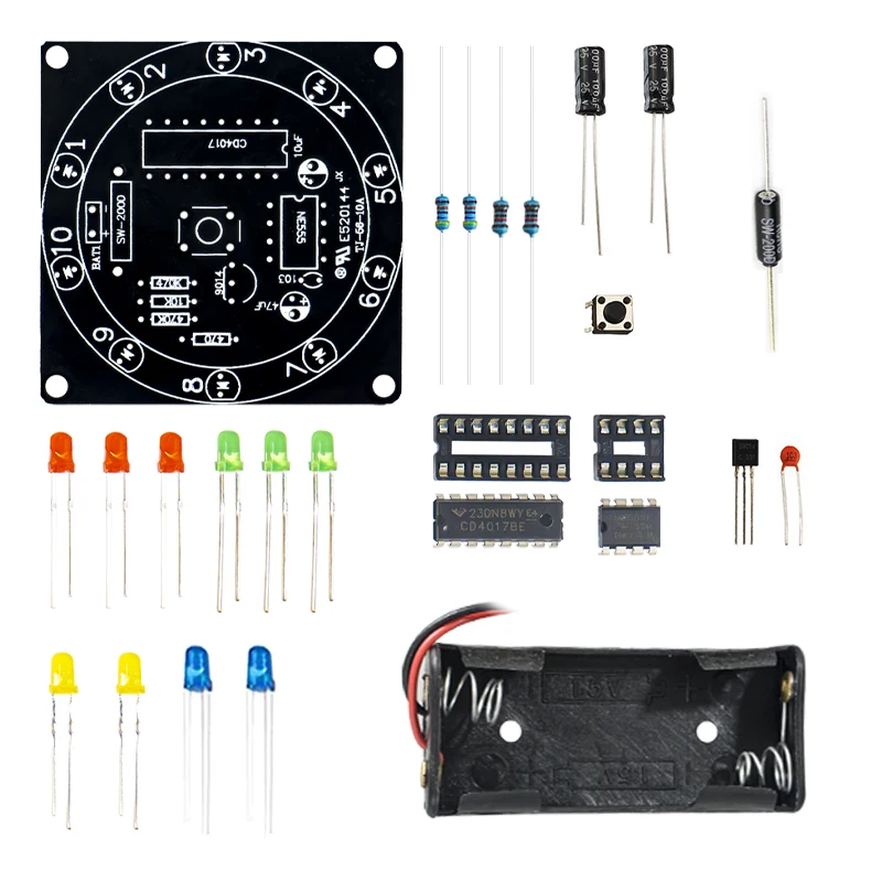 ชุดคิทวงล้อเสี่ยงโชคอิเล็กทรอน - Diy Electronics Projects For Beginners บทวิจารณ์และราคา